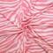Pink-Pale Gray Zebra Printed Stretch Silk Jersey Knit Fabric By the Yard
